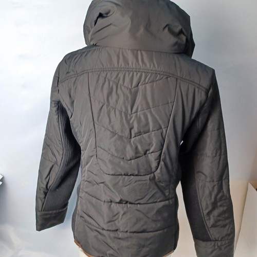 Gimos Roxy Puffy Black Polyester Womans Coat Size 46 US Size 10 - Picture 11 of 23