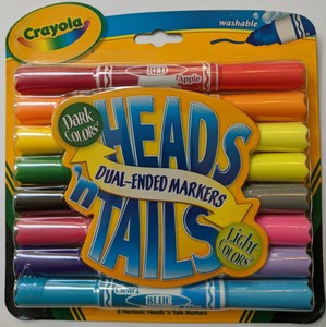 Crayola markers head'n tails 8-ct 586416 (071662364168)