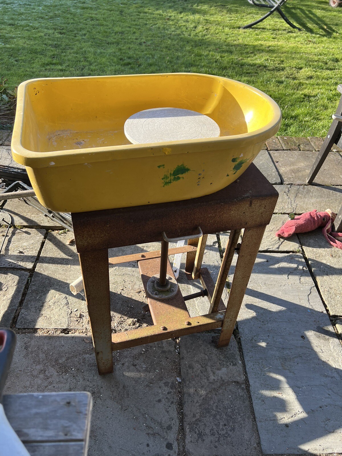 treadle potters wheel eBay