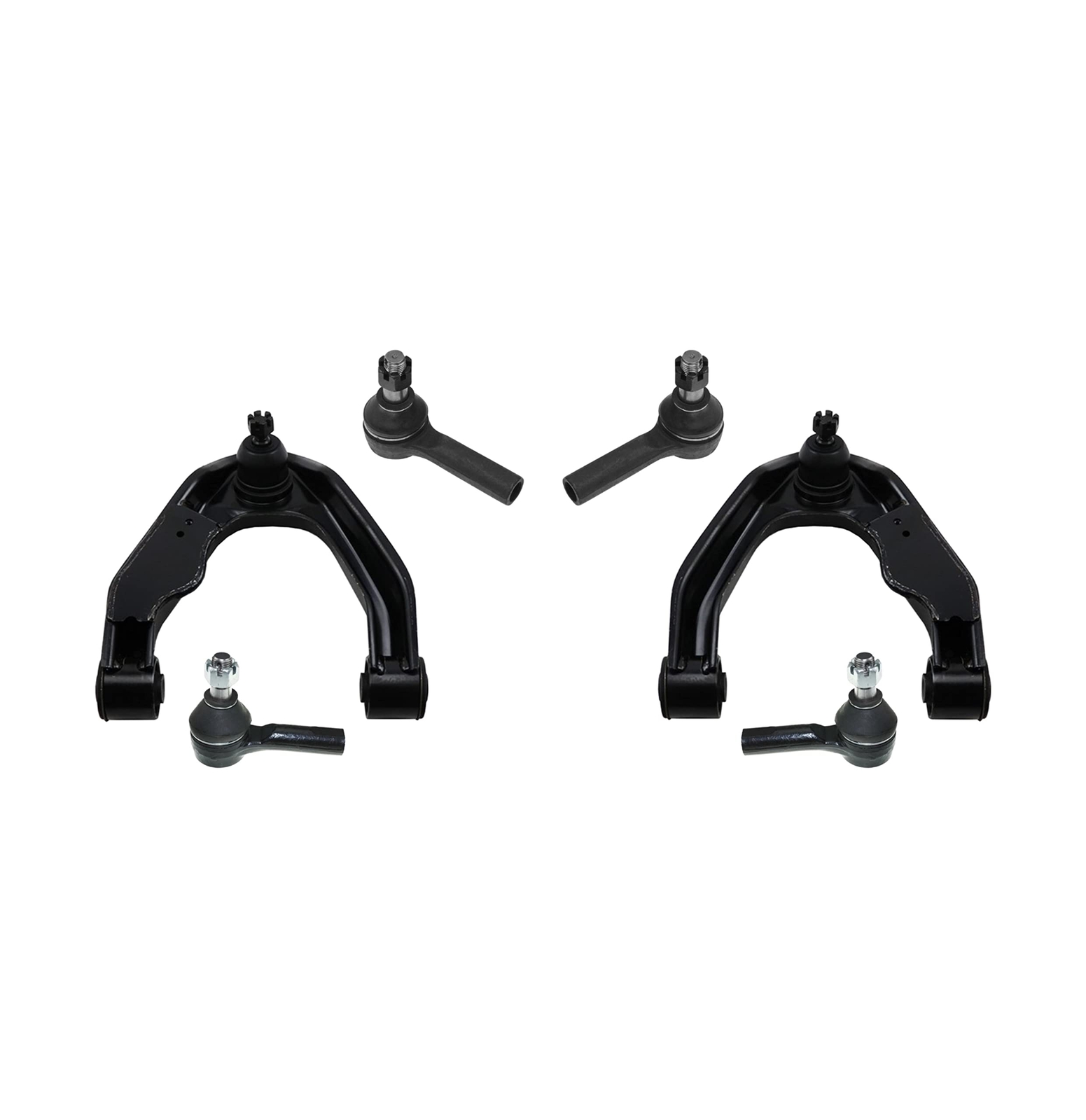 Front Suspension Kit For Nissan Xterra & Frontier – 6PC Control Arms & Tie Rod Ends