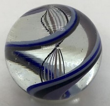 Contemporary Ribbon core marble. It measures .86  in mint condition.