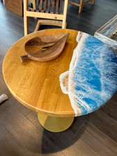 21 " Resina Epossidica Laterale Estremità Table Top Casa Soggiorno Decorazione