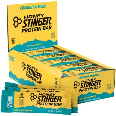 Honey Stinger Protein Bar - Chocolate Coconut Almond, Box of 15 73119