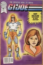 How to Draw GI Joe #2 1988 Features Zartan & Cover Girl Comic NM nice ARAH gijoe