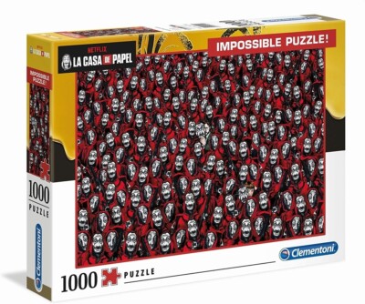 Clementoni 1000 Piece Jigsaw Puzzle - Impossible - La Casa De Papel