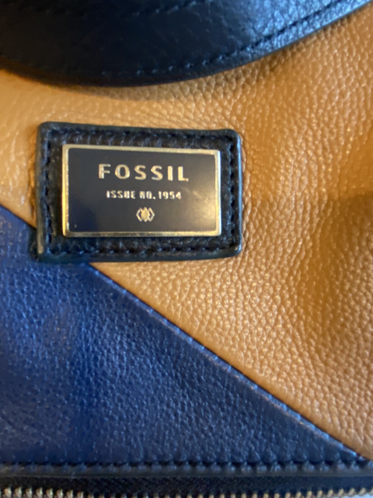 Large Fossil Preston Patchwork Expandable Purse T… - image 3