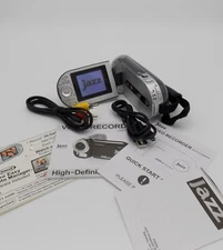 Jazz 10MP 1.8in LCD Flip Camcorder Digital Camera  Platinum - Jazz HDV504 New