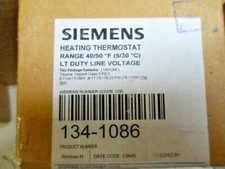 Siemens 134-1086 HEATING THERMOSTAT
