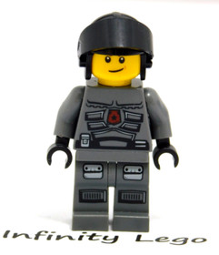 LEGO Male Officer Minifigure with Air-tank Space Police 3 Galactic Enforcer 5974