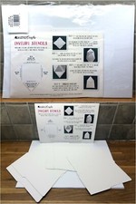 KANBAN CRAFTS Envelope Stencils Kit for making 5x5 in, 6x6 in, C6 Envelopes BNIP