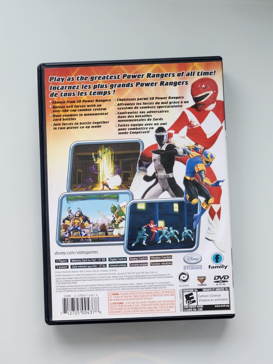 Power Rangers Super Legends: 15th Anniversary ( PS2 Playstation 2