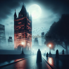 "The Dead Hands of London" art print from a series limited edition of 10 pieces