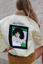 PATRICK NAGEL JACKET for Joan Collins Size Small Vintage 1980s Art Signed