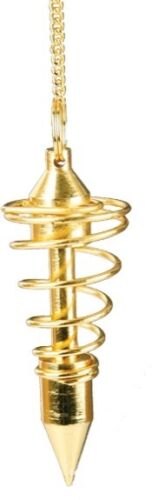 Pendule Spirale Doré Grand Modèle (Radiesthesie, voyance, médium) - Photo 1/1