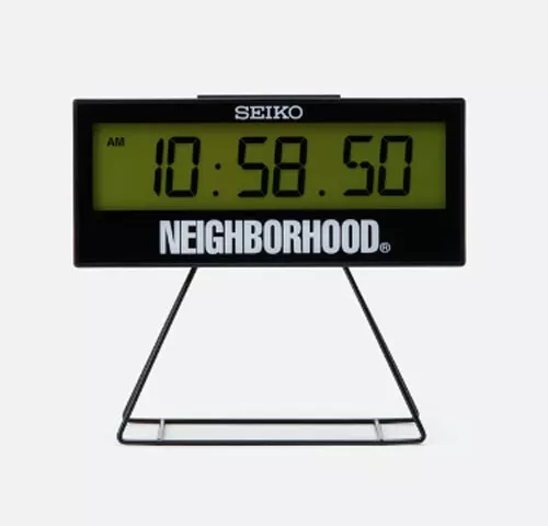 NEIGHBORHOOD NH X SEIKO . MINI SPORTS TIMER CLOCK 176✕158✕65mm