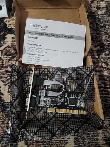 StarTech.com 2 Port PCI RS232 Serial Card with 16C550 UART PART # PCI2S5502 - Picture 2 of 9