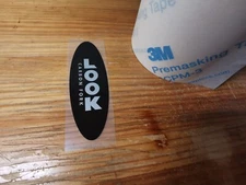 Look Carbon Fork KG Vinyl Decal X1 Sticker Stickers Stickerステッ