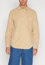 Image of Men's Tommy Hilfiger Relic Tan Corduroy Long Sleeved Cord Shirt Regular BNWT