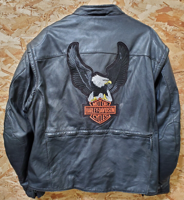 Harley Davidson FXRG Mens 2xl Leather Jacket for sale online | eBay