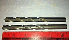 2 pcs. Chicago Latrobe/TRW, 5 1/4" x 27/64", .4219",  Straight shank drill bit