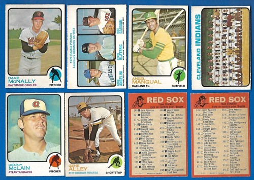1973 OPC O PEE CHEE BASEBALL CARD ERROR VARIATION 529-660 & CHECKLIST SEE LIST - Picture 146 of 357