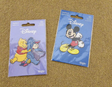 Disney Iron On Applique Winnie Pooh / Eeyore Mickey NIP New