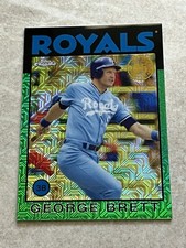 2021 Topps Chrome - 1986 Green Refractor - #86BC-48 George Brett 85/99 MLB KC