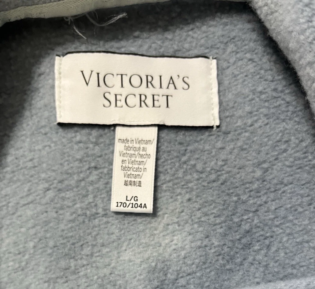 UNDERCOVER Felpa con cappuccio Victoria Secret Dahlia Fleece Stone Washed blu maniche lunghe taglia L