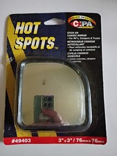Cipa Mirrors 49403 Hot Spots Convex Blind Spot Mirror 3x3 New In Package Cipa Mirrors 49403 Hot Spots Convex Blind Spot Mirror 3x3 New In Package