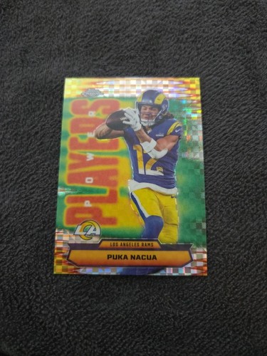2025 Topps Chrome - Puka Nacua - Power Players X-Fractor - #PP-24 LA Rams