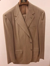 Brioni Handmade Suit 44R (EU 54R) – Vintage Italy – Never Worn – Wool