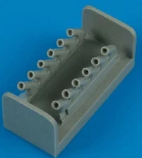 QUB-48183 Quickboost 1/48 Spitfire Mk IX Exhausts Round for HSG (D)