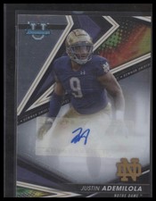 2022-23 Bowman's Best #BA-JUA Justin Ademilola Best Autographs