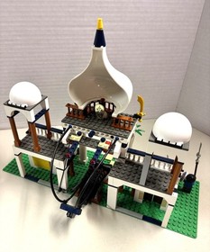 Lego 7418 Orient Express scorpion palace, 5 minifigs, manual, no box, read