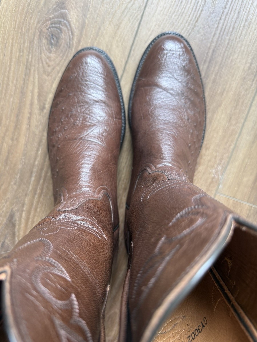 Lucchese Classics Mens Handmade Ward Roper Boots Smooth  display picture 3