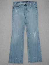 MA29459 SWEET **VIGOSS** LOW RISE BOOT CUT WOMENS JEANS 32x32 DISTRESSED!