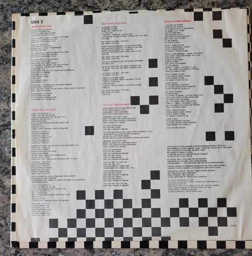Fastway: Fastway 1983 Columbia Vinyl 38662 LP Includes Promo 7" Self Titled - Picture 7 of 9