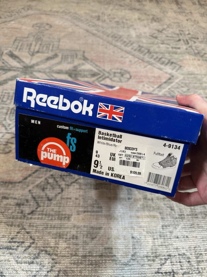 Zapatos de salón Reebok Intimidator vintage 1992 sin usar sin usar talla 9,5 Foto 3 de 4