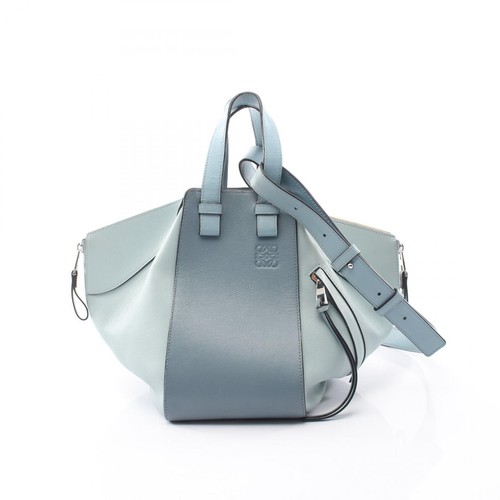 Loewe HAMMOCK SMALL Hammock Small 2WAY Handbag Bag Leather Ladies Blue Used