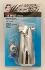 DANCO Universal Tub Spout With Diverter, Chrome Finish, Model 88703 Brand New