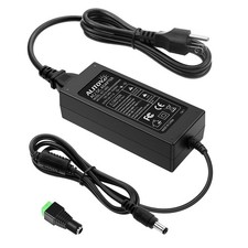 ALITOVE 24V DC Power Supply 2A 48W AC/DC Adapter 100 240V AC to 2A, Black