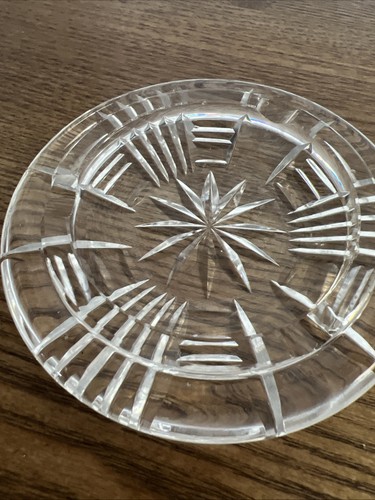 Vintage Waterford Crystal Cut Glass Ashtray 5” - Picture 2 of 6
