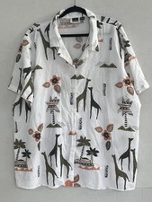 CST Sport Button Up Shirt Made In U.S.A. Animal Print See Pics For Measurements