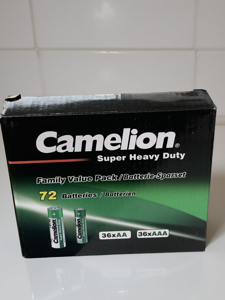 Camelion 10197200-1 - Super Heavy Duty Batterien, Haushaltsspar-Set 72-Teilig, 3-image