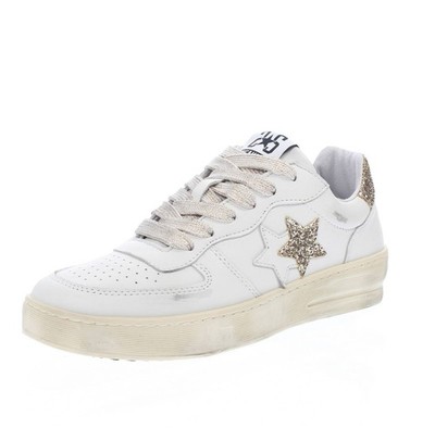 2star Padel Star - Plateau Sneaker Leder weiß - Damen Schuhe Sneaker