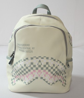 Sprayground Women's Shark Central Dynamic Savage Backpack BE5 Cream One Size
