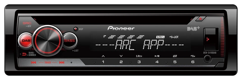 Pioneer USB MP3 DAB AUX CD Autoradio für Toyota Camry (2002-2006) - Bild 4 von 4