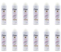 Dove Soft Feel Deo Spray Puderduft 12X150Ml 0% Alkohol 48H Schutz