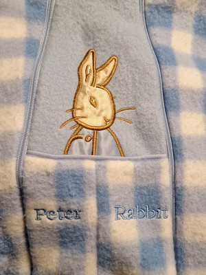 Beatrix Potter Original by Quiltex Peter Rabbit Fleece One 18 mos Easter Baby