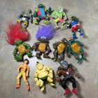 Vintage 1990s TMNT Teenage Mutant Ninja Turtles Lot Of 11 Action Figures